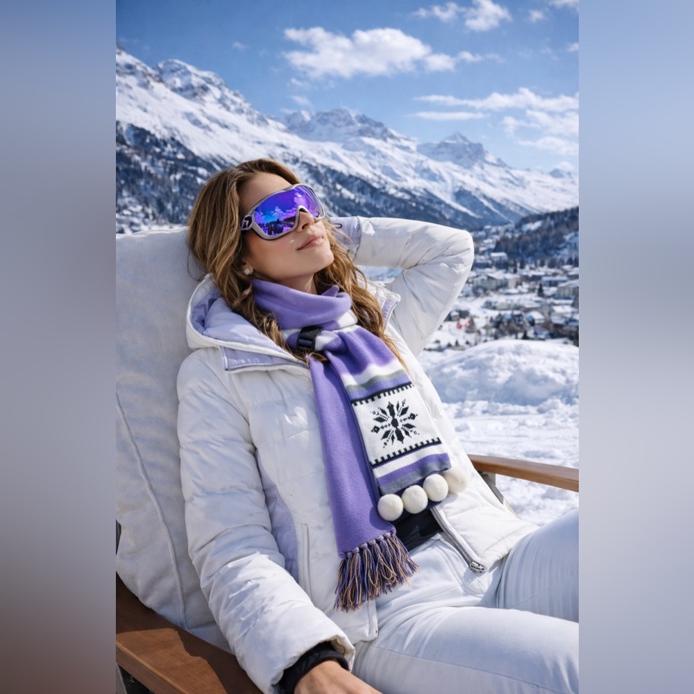Cotton On Body Women's White/Lavender Puffer Jacket (Jacket Only)